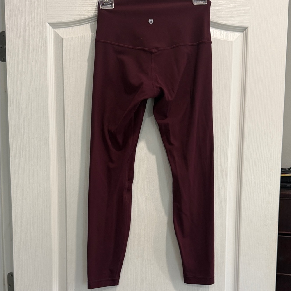 Lululemon align high rise 25” Garnet